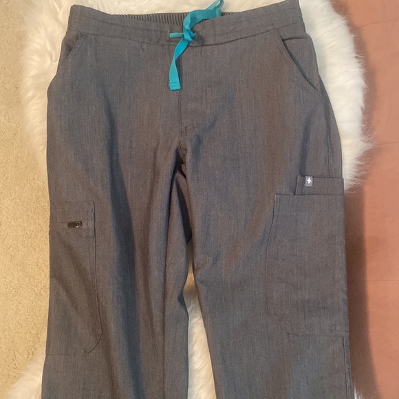 Never worn Figs scrub pants in color graphite. - Picture 9 of 9